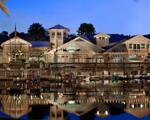 Pastel Key West-style villa buildings at Disney's Old Key West Resort