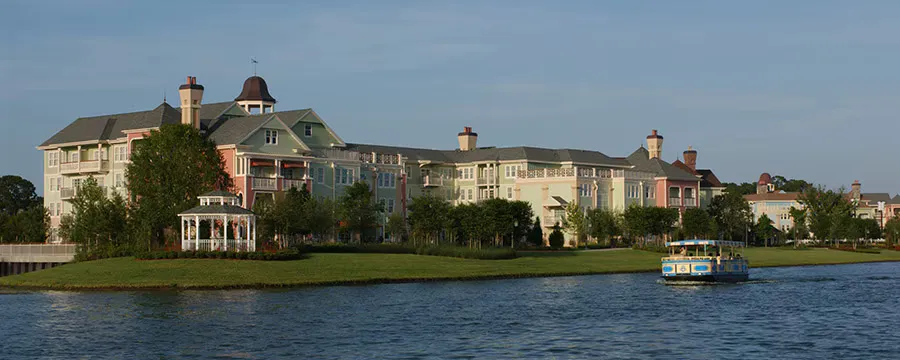 Disney's Saratoga Springs Resort & Spa villas across the waterway